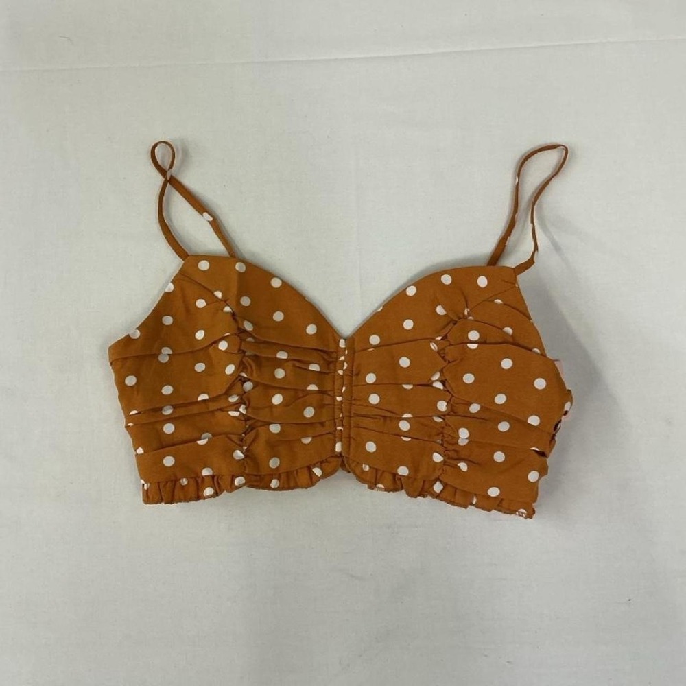 Sweet and‎ playful polka dot crop top